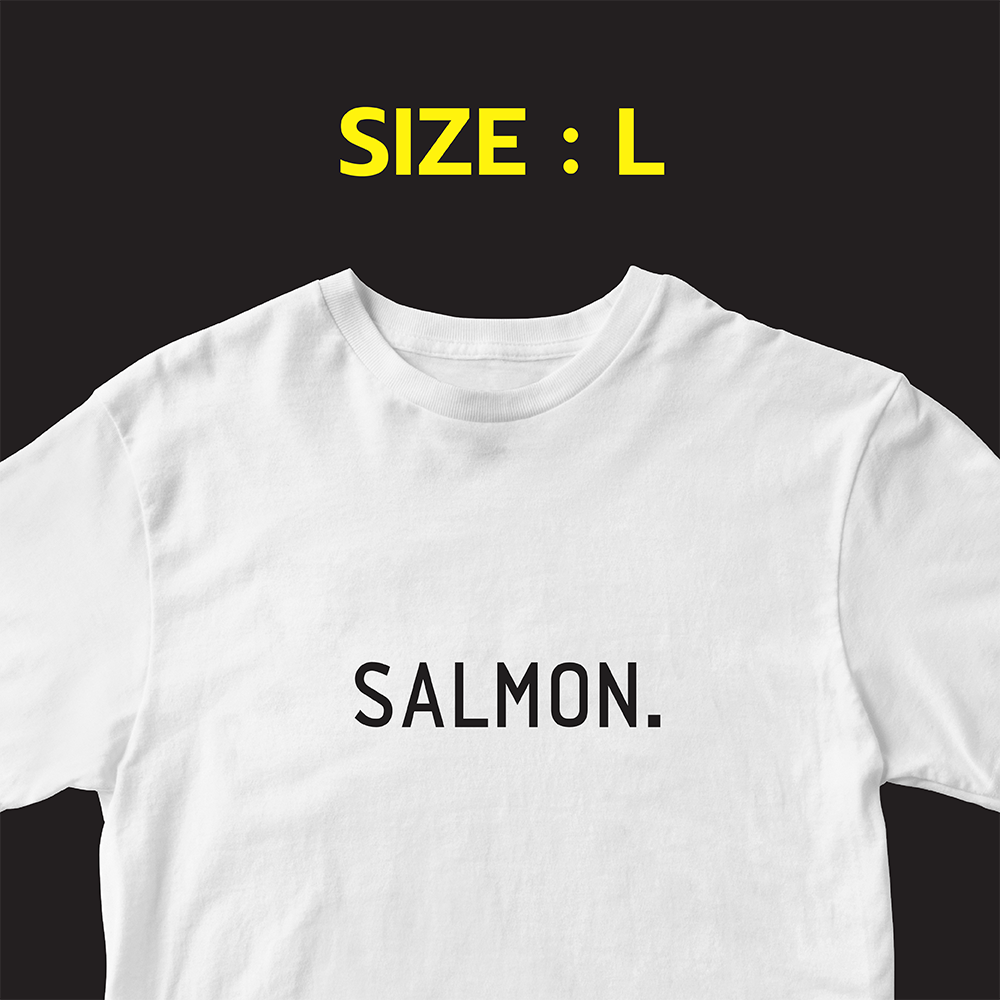 SALMON. T-Shirt - ไซส์ L
