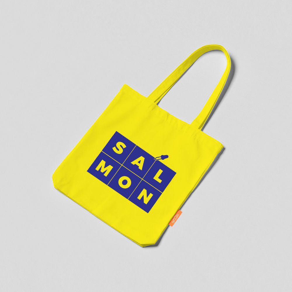 COLOR TOTE BAG -YELLOW & BLUE