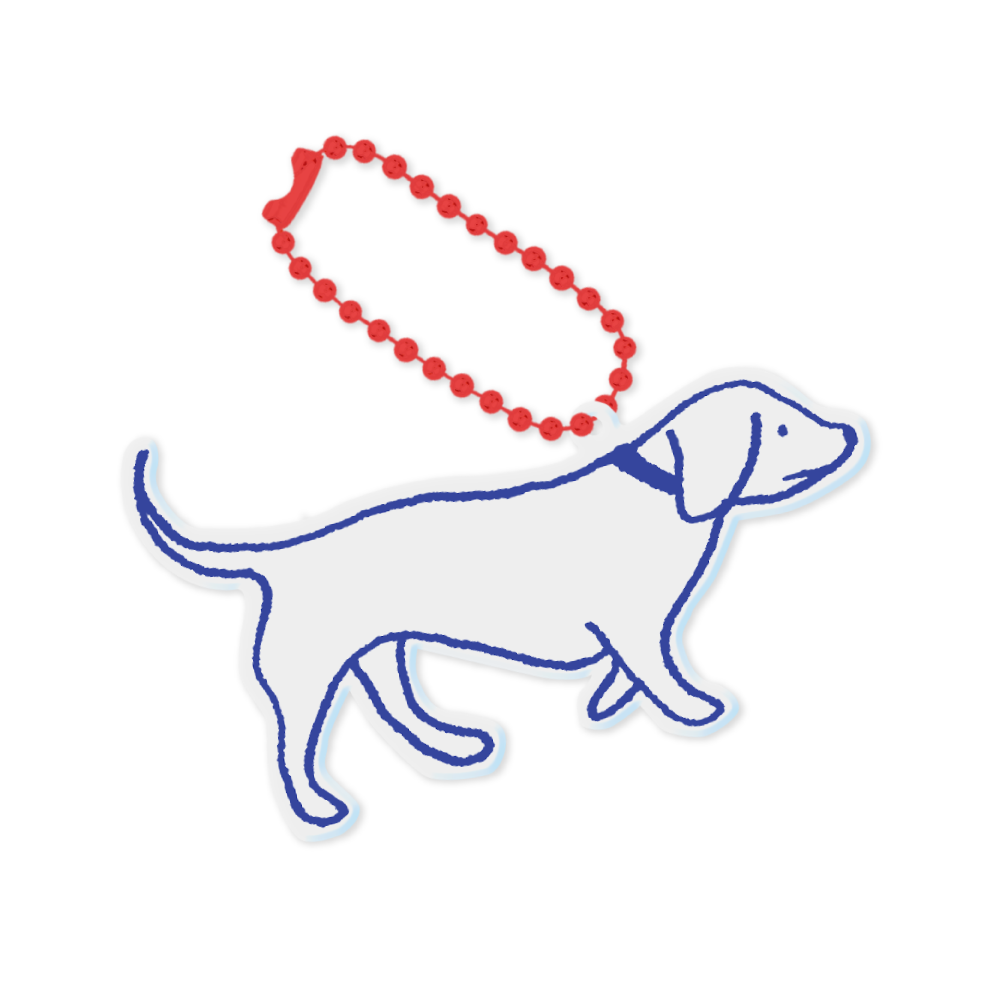 KEYCHAIN: HANK THE DOG