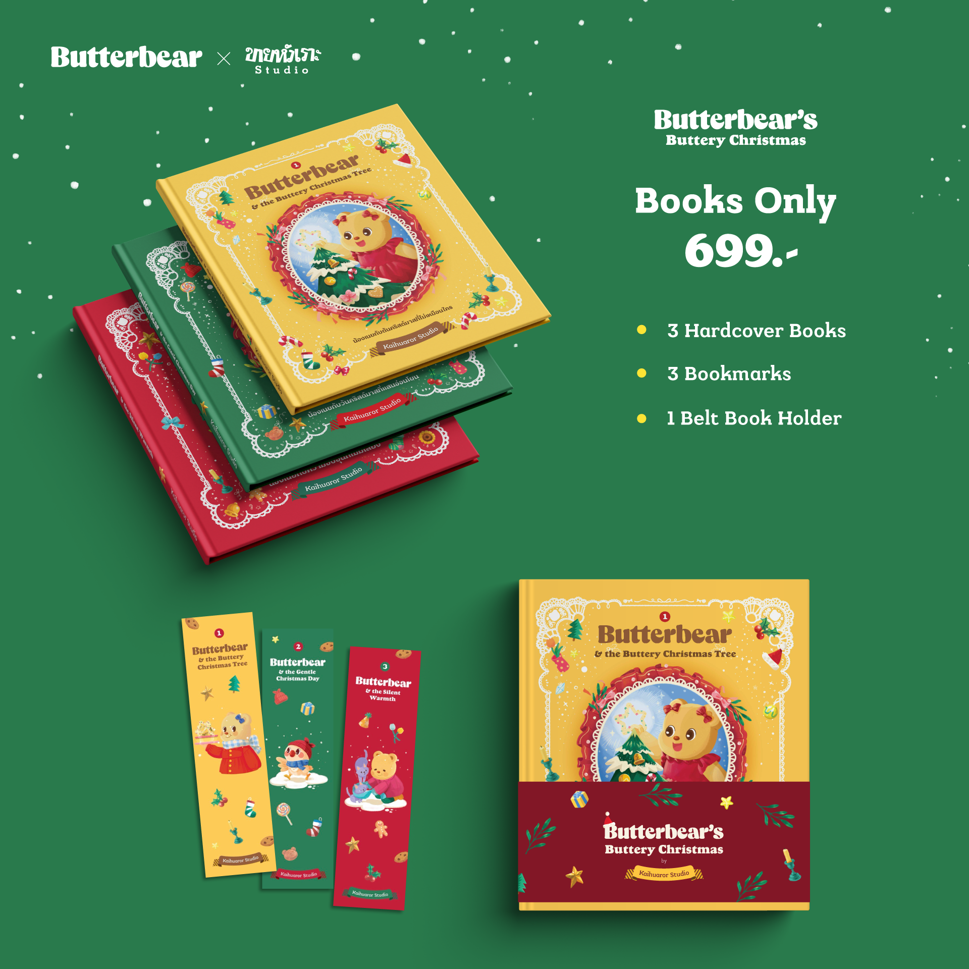Butterbear’s Buttery Christmas (Books Only)