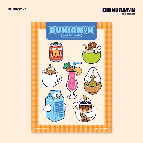 STICKER: BUNJAMIN DRINKS