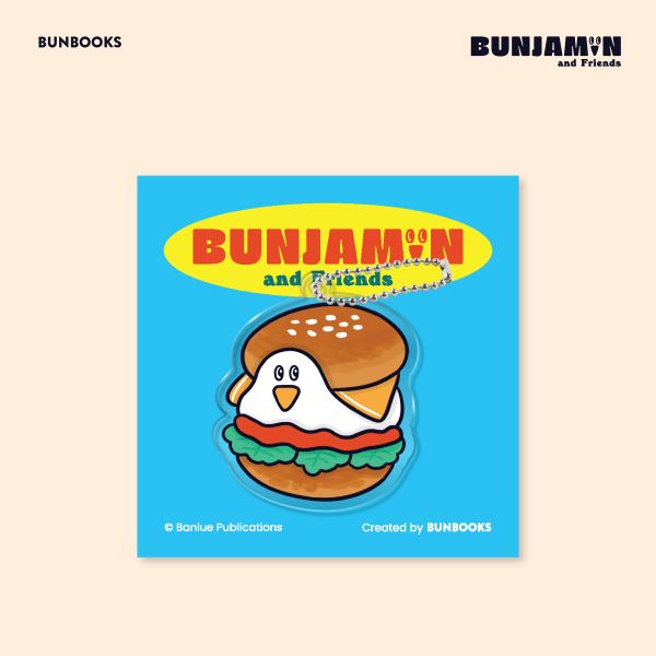 KEYRING: BUNJAMIN-BURGER