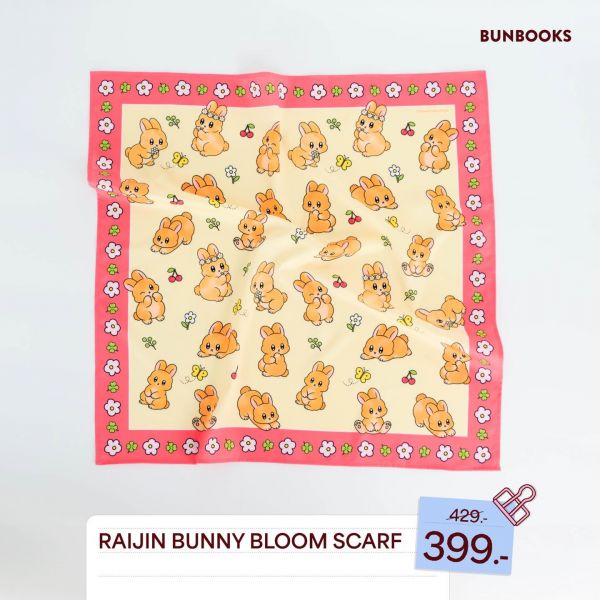 RAIJIN BUNNY BLOOM SCARF