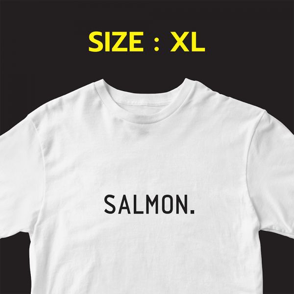 SALMON. T-Shirt - ไซส์ XL