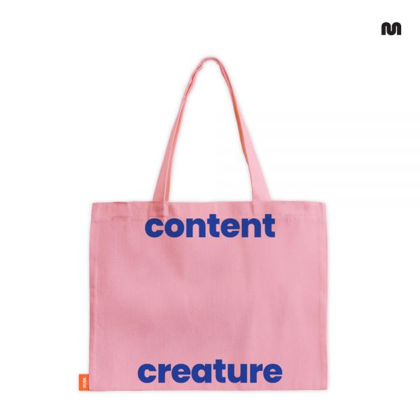 CONTENT CREATURE tote bag