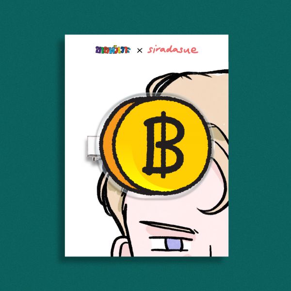 MERCHANDISE : พ่อของฉันเป็นมหาเศรษฐีผู้มีความลับ : Hair Clip - เหรียญ