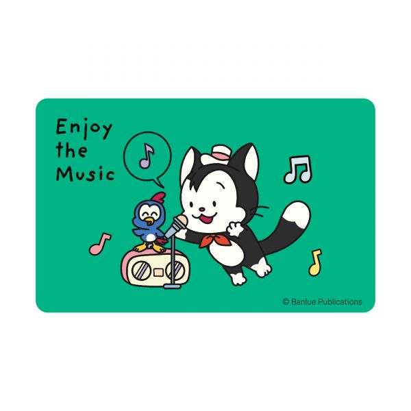 CARD STICKER-Enjoy the Music