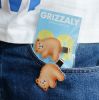 HAIR CLIPS: GRIZZALY BISCUIT BUTTER
