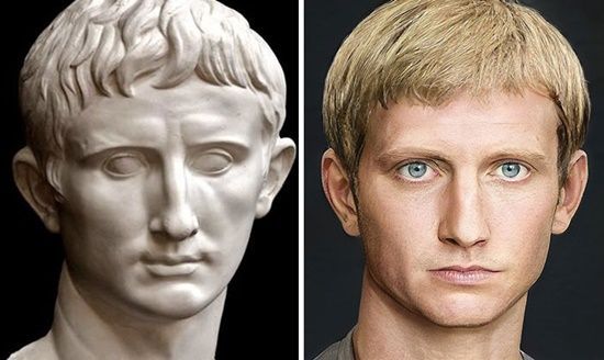 Blonde Caesar Haircut for Oval Faces - wide 8
